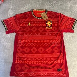 Nike Brazil Soccer Jersey in Red